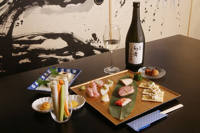 7 Kinds of Sake Tasting With Complementary Foods - Sparkling Sake and Light Bites