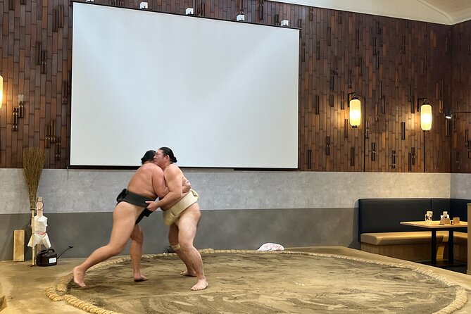 Challenge With Sumo Wrestlers With Dinner