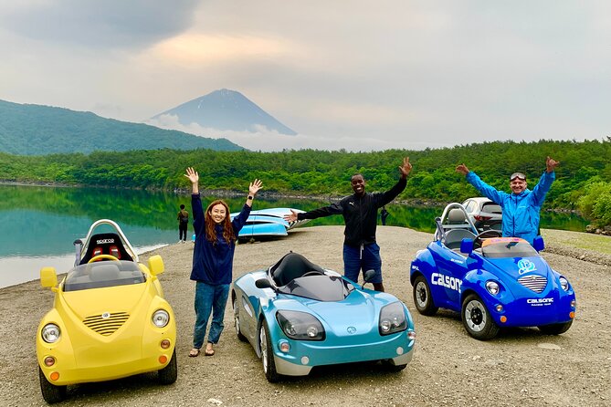 Cute & Fun E-Car Tour Following Guide Around Lake Kawaguchiko - Highlights of the Tour Guide Around Lake Kawaguchiko