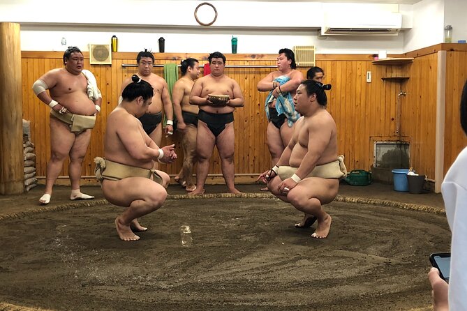 【Stable of Champion】 Sumo Morning Practice & Lunch With Wrestlers