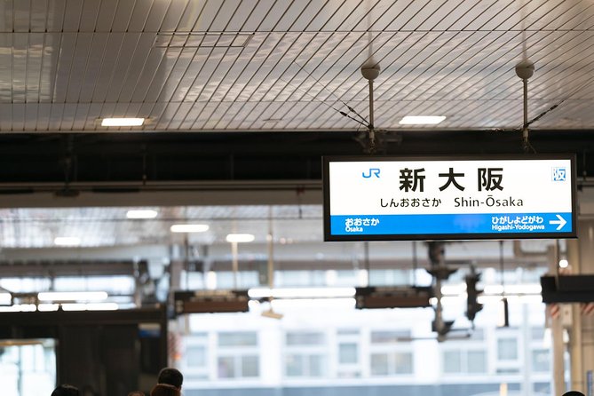 Japan Railway Station Shared Departure Transfer : Osaka to Shin Osaka Station