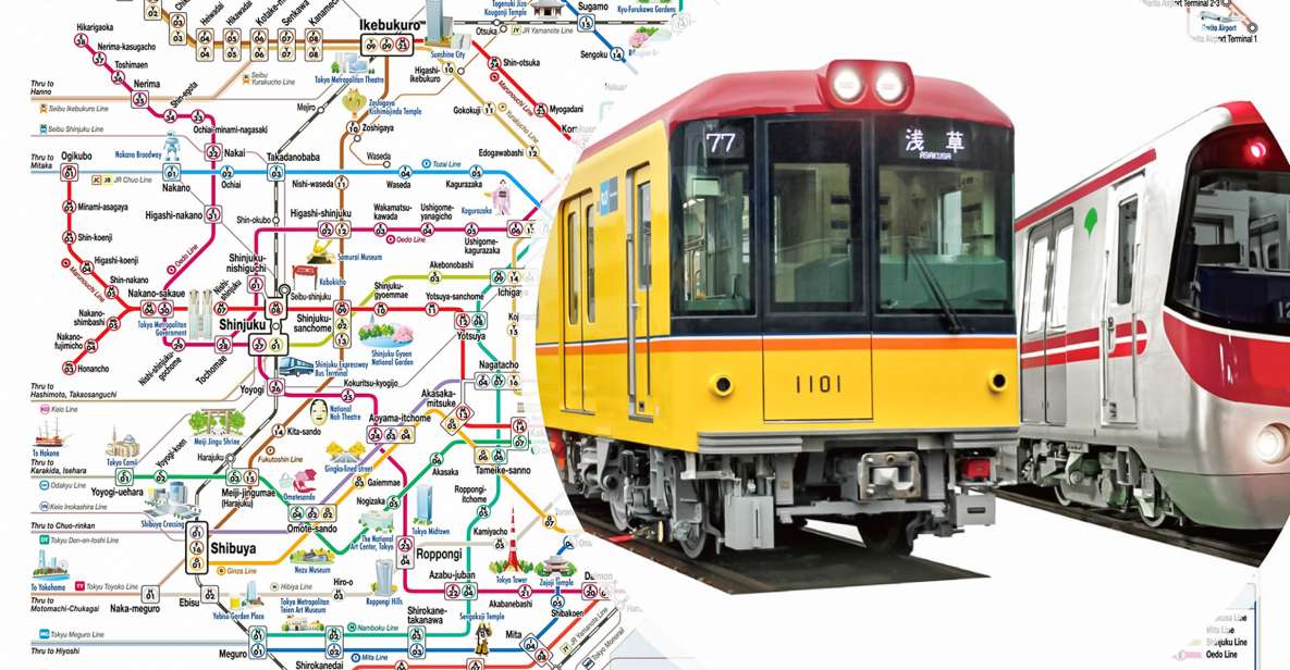 Tokyo: 24-hour, 48-hour, or 72-hour Subway Ticket - Ticket Options