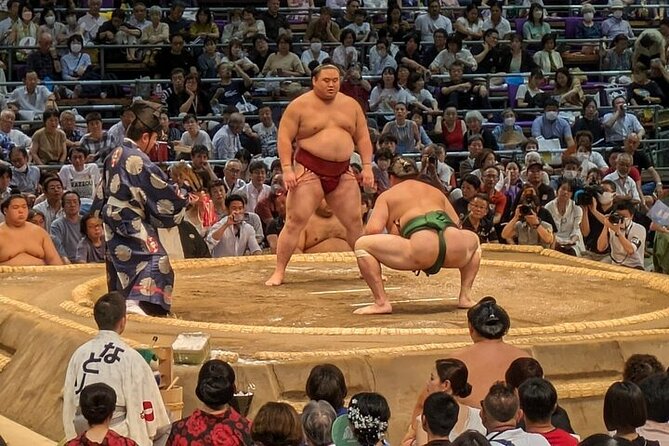 Tokyo Grand Sumo Tournament  With a Sumo Expert Guide - Sumo Training Session
