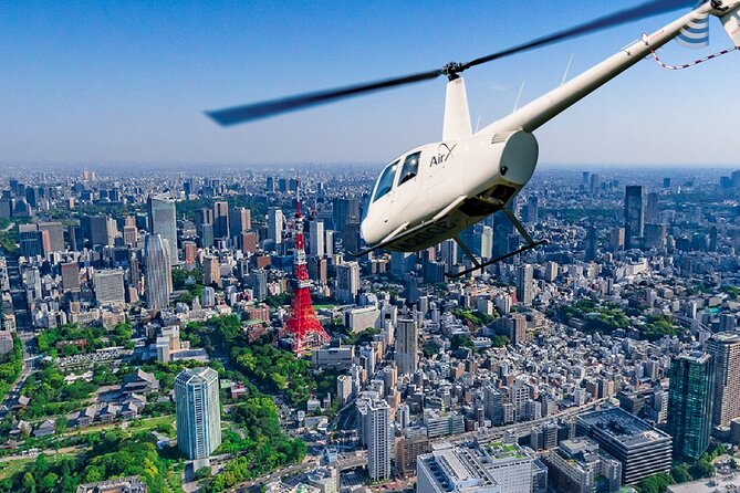 [10 Mins]Tokyo Helicopter Tour Private Car Pickup & Drop off - Impressive Aerial Views