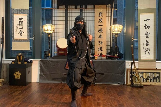 90-Min Premium Shinobi Samurai Experience in Asakusa Dojo, Tokyo - Authentic Ninja Techniques and Weapons