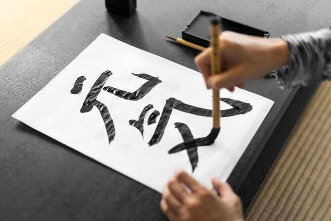 Calligraphy Workshop in Namba - Meeting and Pickup