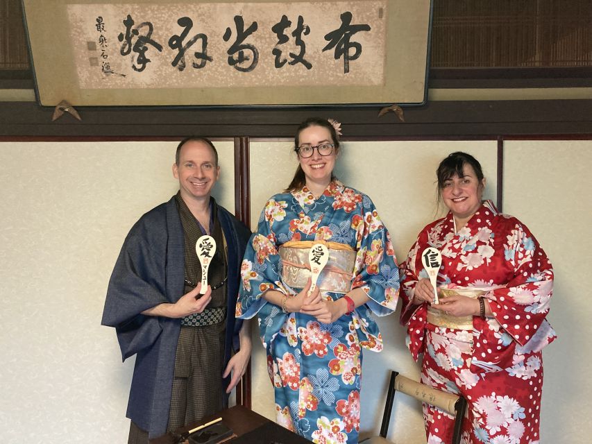 Miyajima: Cultural Experience in a Kimono - Japanese Calligraphy and Souvenir