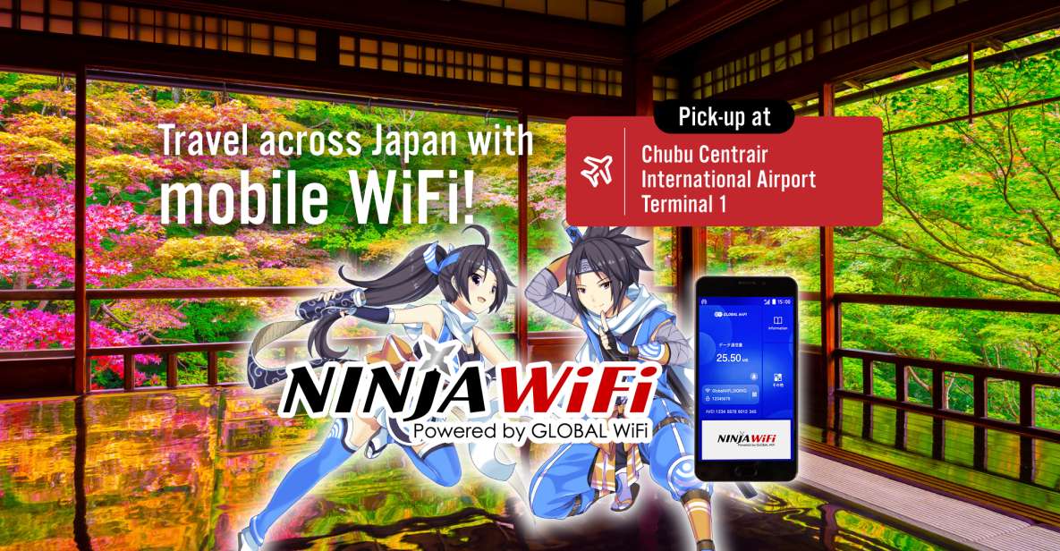 Nagoya: Chubu Centrair Airport T1 Mobile WiFi Rental - Stay Connected With 4G LTE and Share Wifi