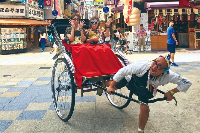 Osaka Rickshaw Tour in New World - Start Time and Arrival Details