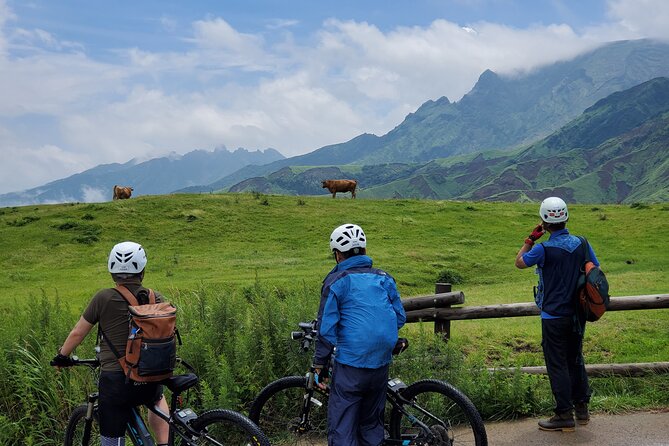 Private E-Mtb Guided Cycling Around Mt. Aso Volcano & Grasslands - Guided Cycling Route