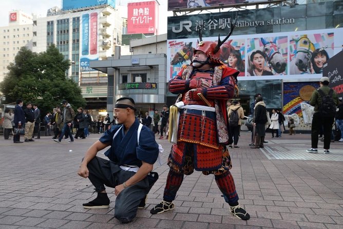 Samurai Photo Shooting at Street in Shibuya - Location and Meeting Point