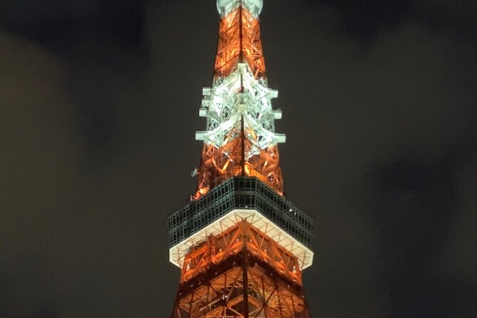 Tokyo Tower Private Walking Tour and Night Food Tour - Meeting and Pickup