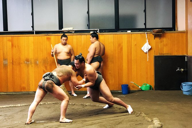 Watch Morning Practice at a Sumo Stable in Tokyo - Meeting and Pickup Information