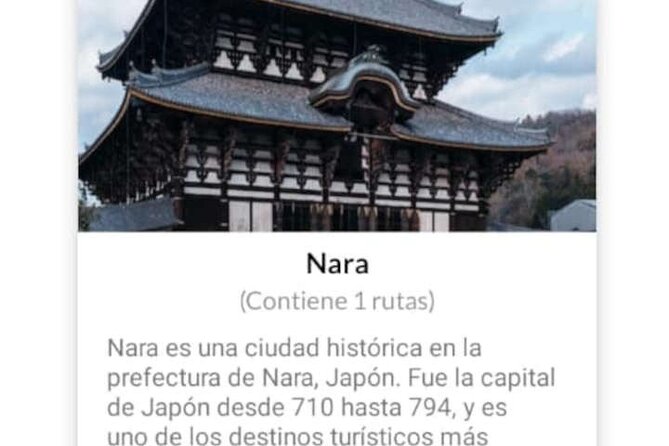 Audio Guide App Japan Tokyo Kyoto Takayama Kanazawa Nikko and Others - Inclusions