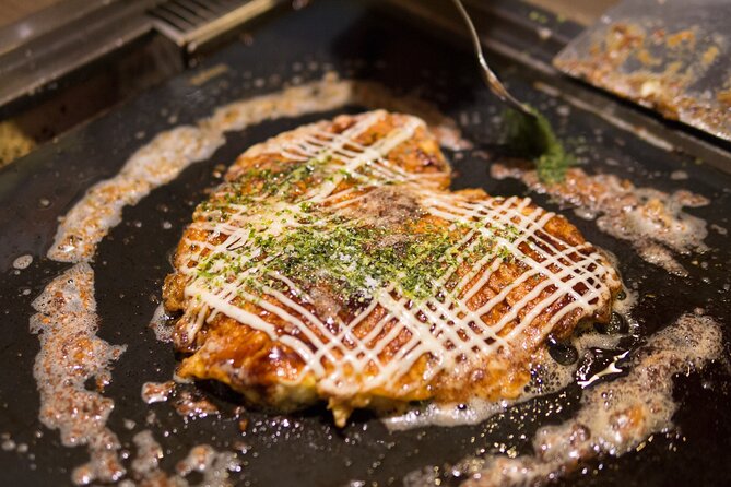 Cook an Okonomiyaki at Restaurant & Walking Tour in Ueno - Menu Details and Options