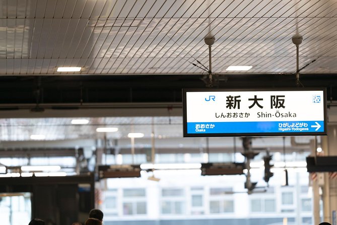 Japan Railway Station Shared Arrival Transfer : Shin Osaka Station to Osaka City - Meeting and Pickup Details
