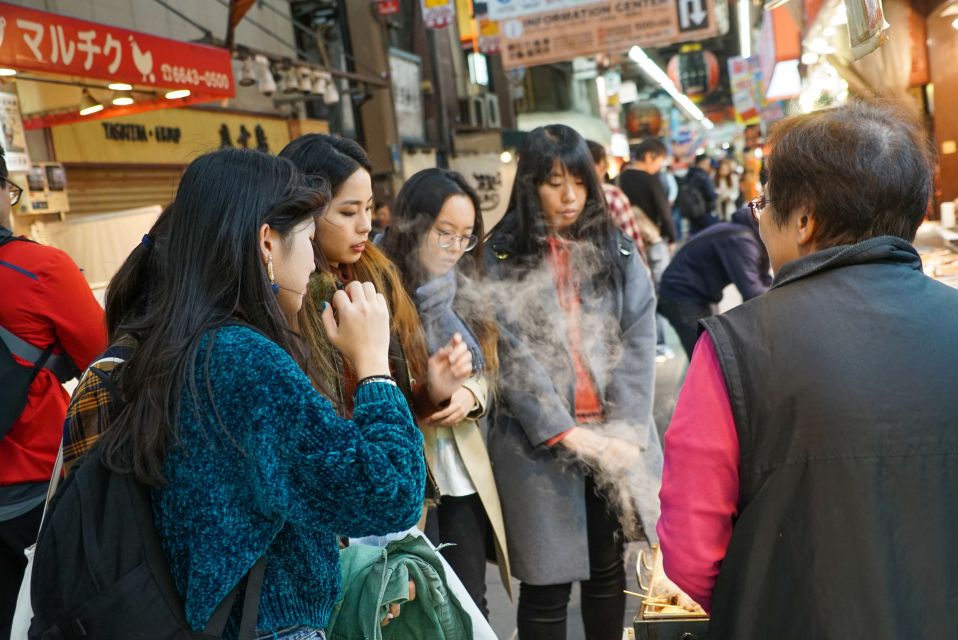 Osaka: 2-Hour Kuromon Market Walking Street Food Tour - Full Description