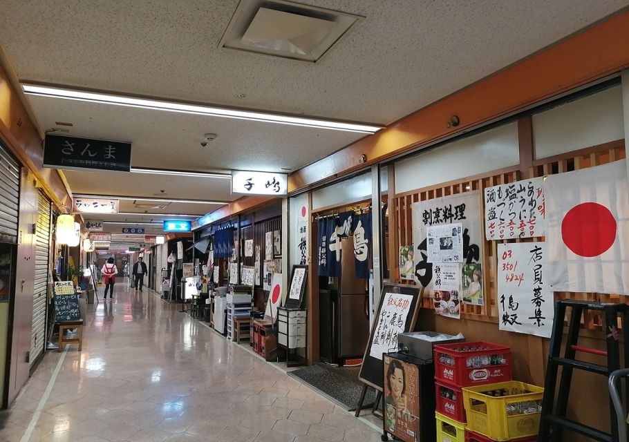 Tokyo: 3-Hour Food Tour of Shinbashi at Night - Full Description