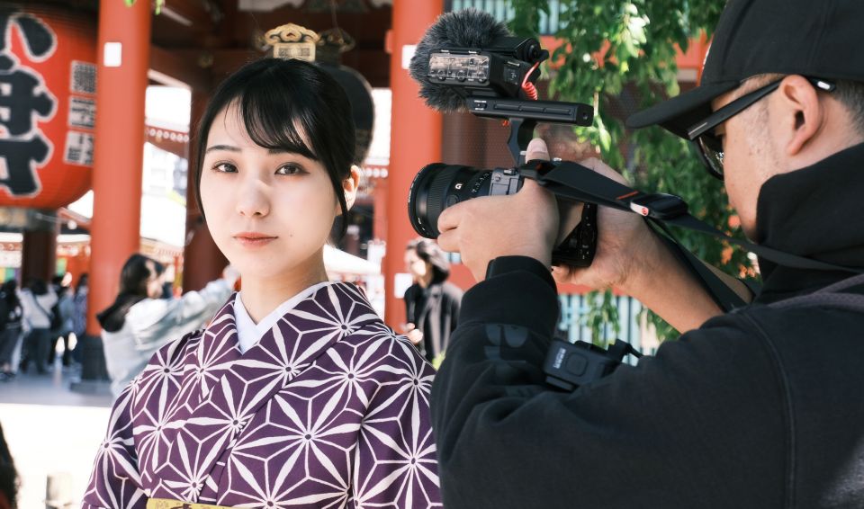Tokyo: Video and Photo Shoot in Asakusa With Kimono Rental - Features of Sym Film