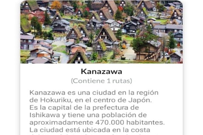 Audio Guide App Japan Tokyo Kyoto Takayama Kanazawa Nikko and Others - Points of Interest