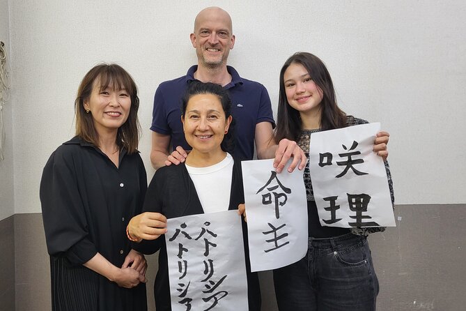 Calligraphy Workshop in Namba - The Sum Up
