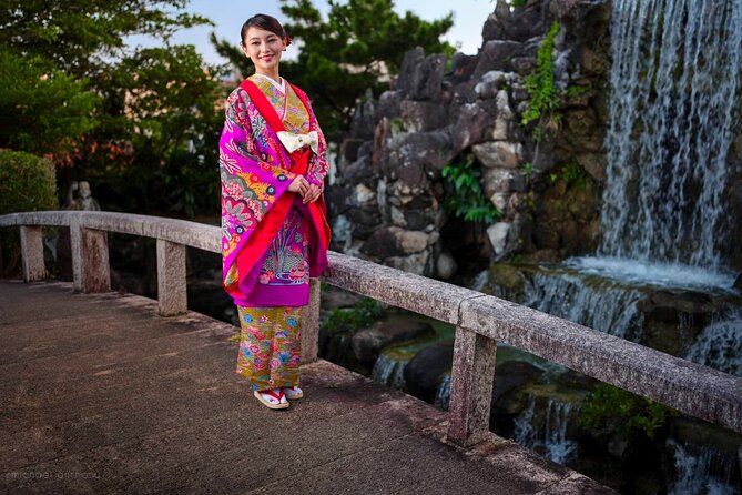 Walking Around the Town With Kimono You Can Choose Your Favorite Kimono From [Okinawa Traditional Co - Kimono Etiquette and Cultural Respect