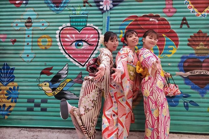 Walking Around the Town With Kimono You Can Choose Your Favorite Kimono From [Okinawa Traditional Co - Common questions About Kimono Rentals