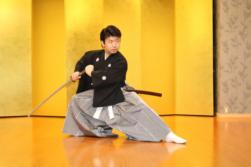 Kyoto: Samurai Kenbu Show, a Traditional Sword Dancing - COVID-19 Safety Measures