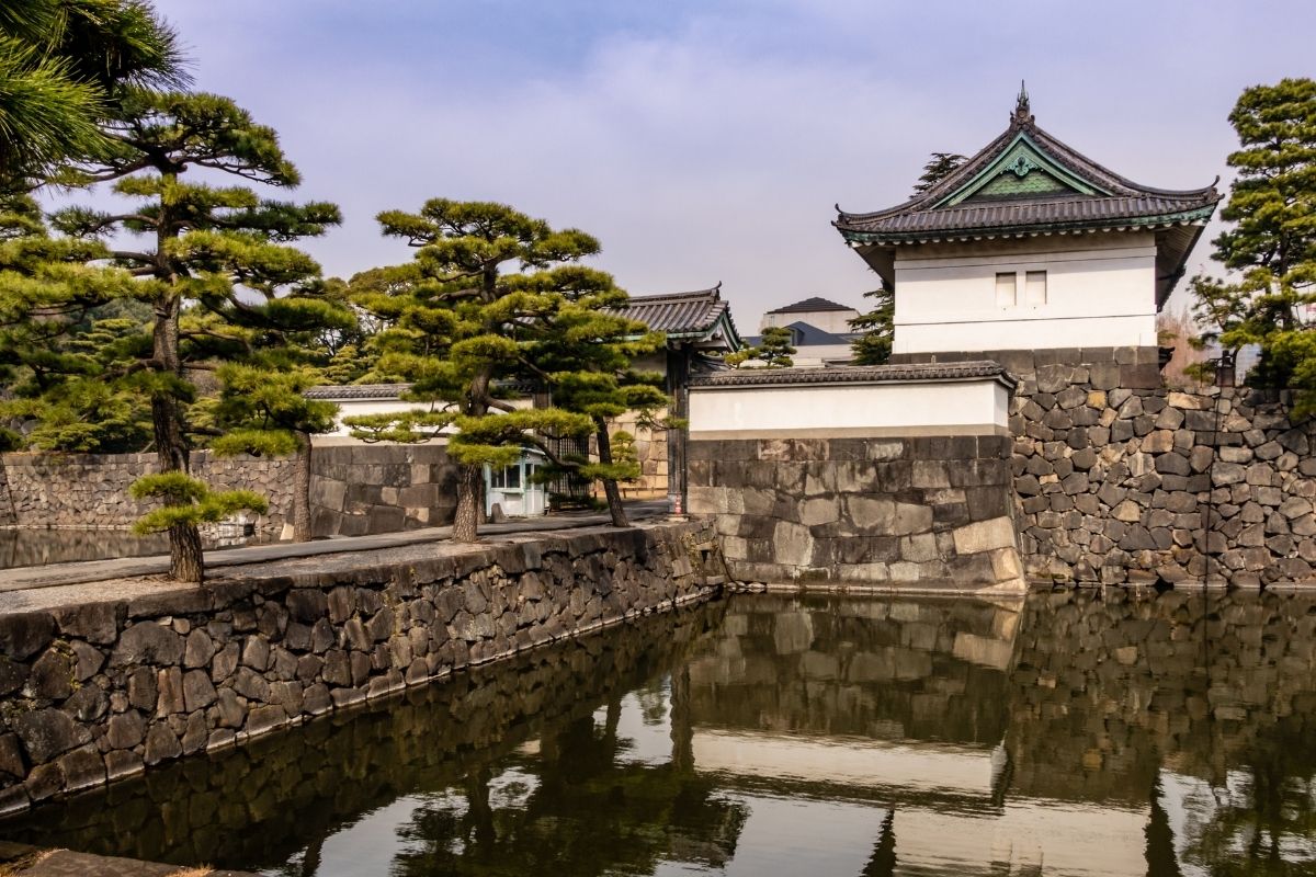 Imperial Palace Tokyo kikyomon gate