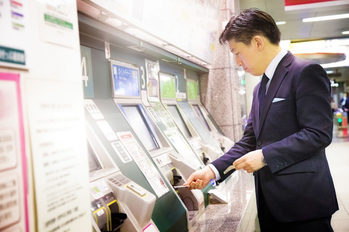 Tokyo Subway Buying A Ticket