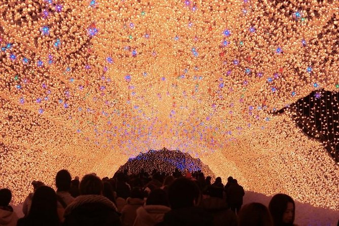 Half-Day Tour to Enjoy Japans Largest Illumination and Outlet