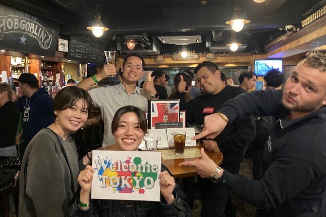 Japanese Speaking Experience With the Pub Locals in Shibuya City.