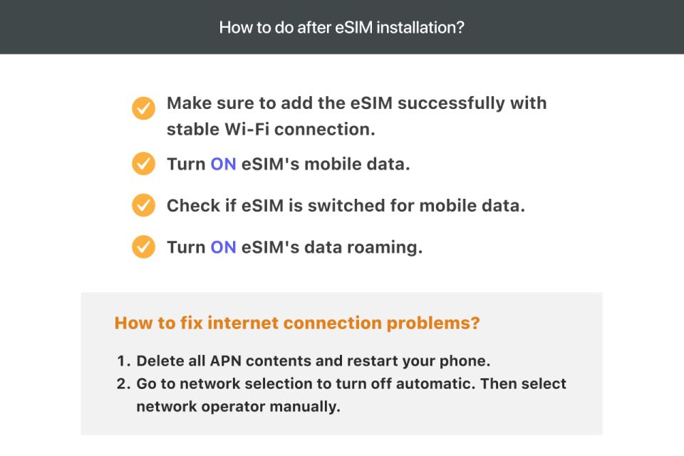 Japan: Esim Mobile Data Plan - Frequently Asked Questions