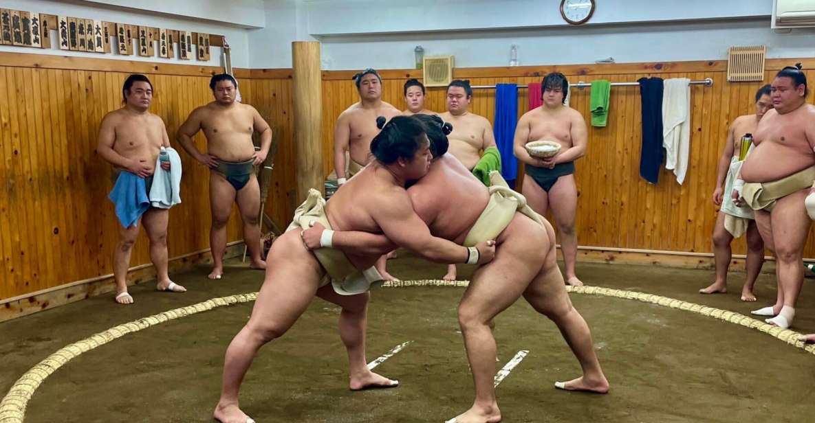 Tokyo: Sumo Wrestling Morning Practice With Live Commentary - Full Description