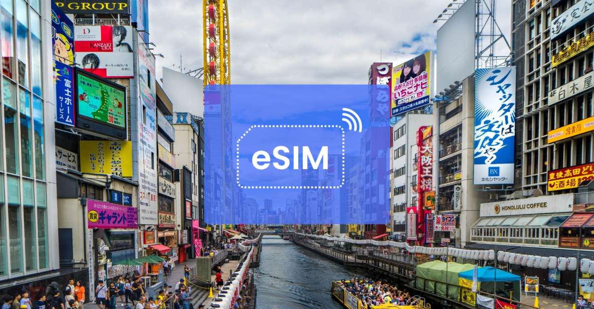 Osaka: Japan/ Asia Esim Roaming Mobile Data Plan - Installation and Usage of E-Sim
