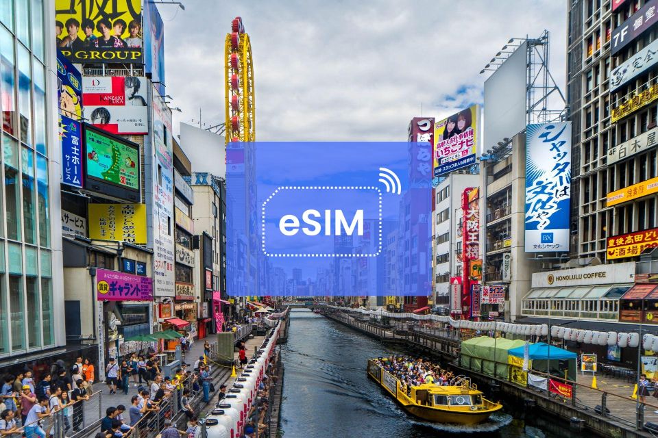 Osaka: Japan/ Asia Esim Roaming Mobile Data Plan - Stay Connected With Local Fast Network