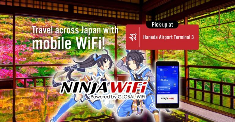 Tokyo: Haneda Airport Terminal 3 Mobile WiFi Rental