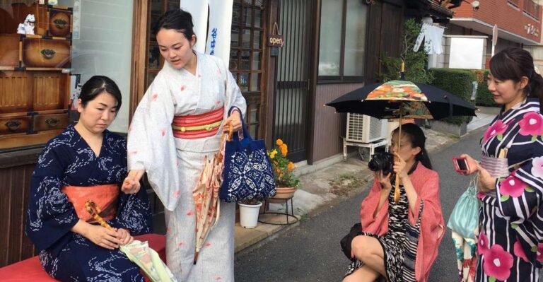 Tokyo: Kimono Dressing, Walking, and Photography Session