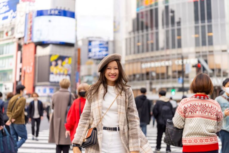 Tokyo: Private Photoshoot at Shibuya Crossing